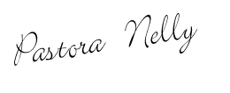 Pastora Nelly signature